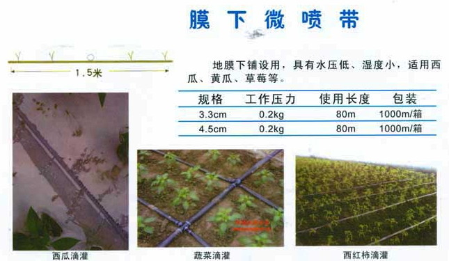 膜下微喷带